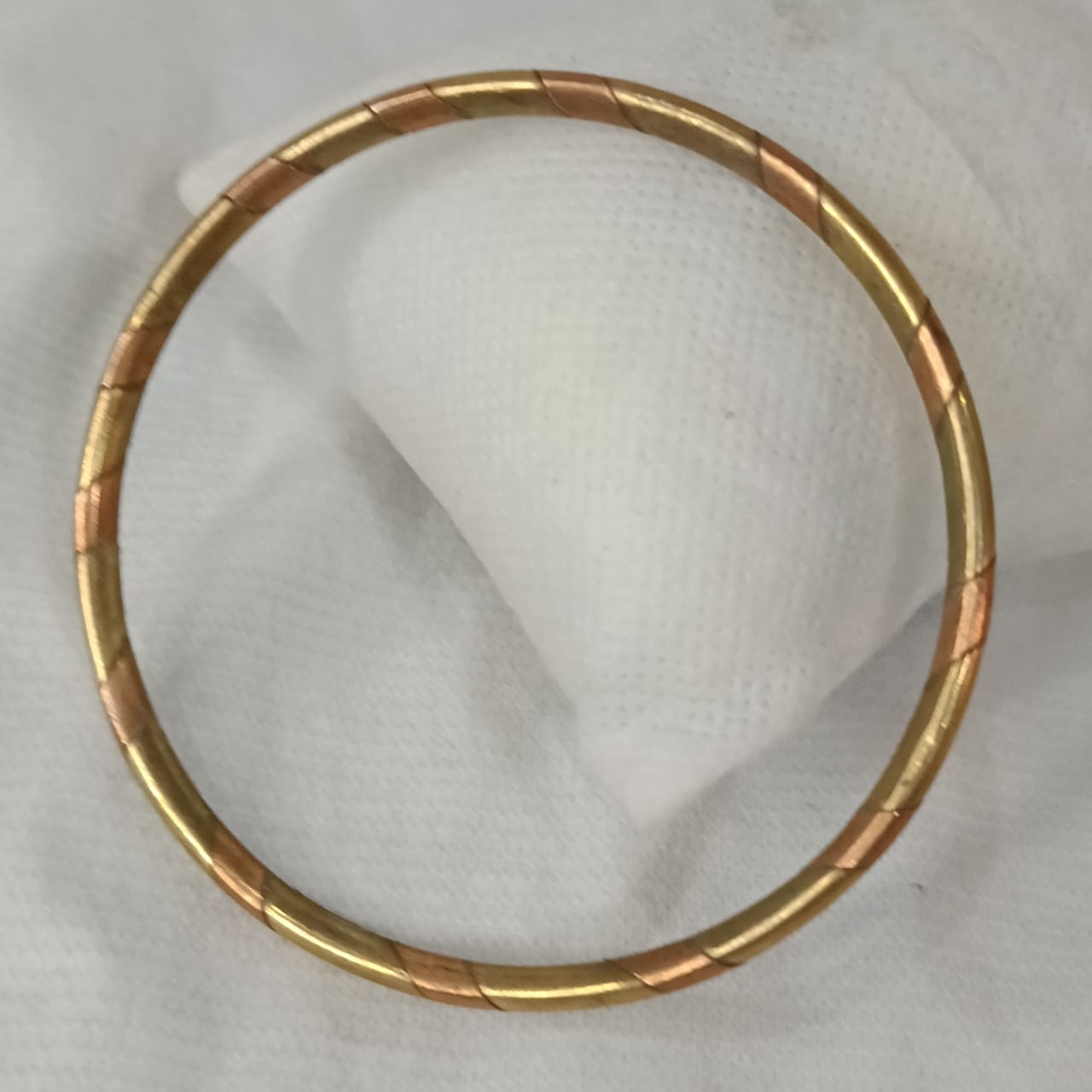 سوار نحاس اصفر وأحمر - قطر 7cm