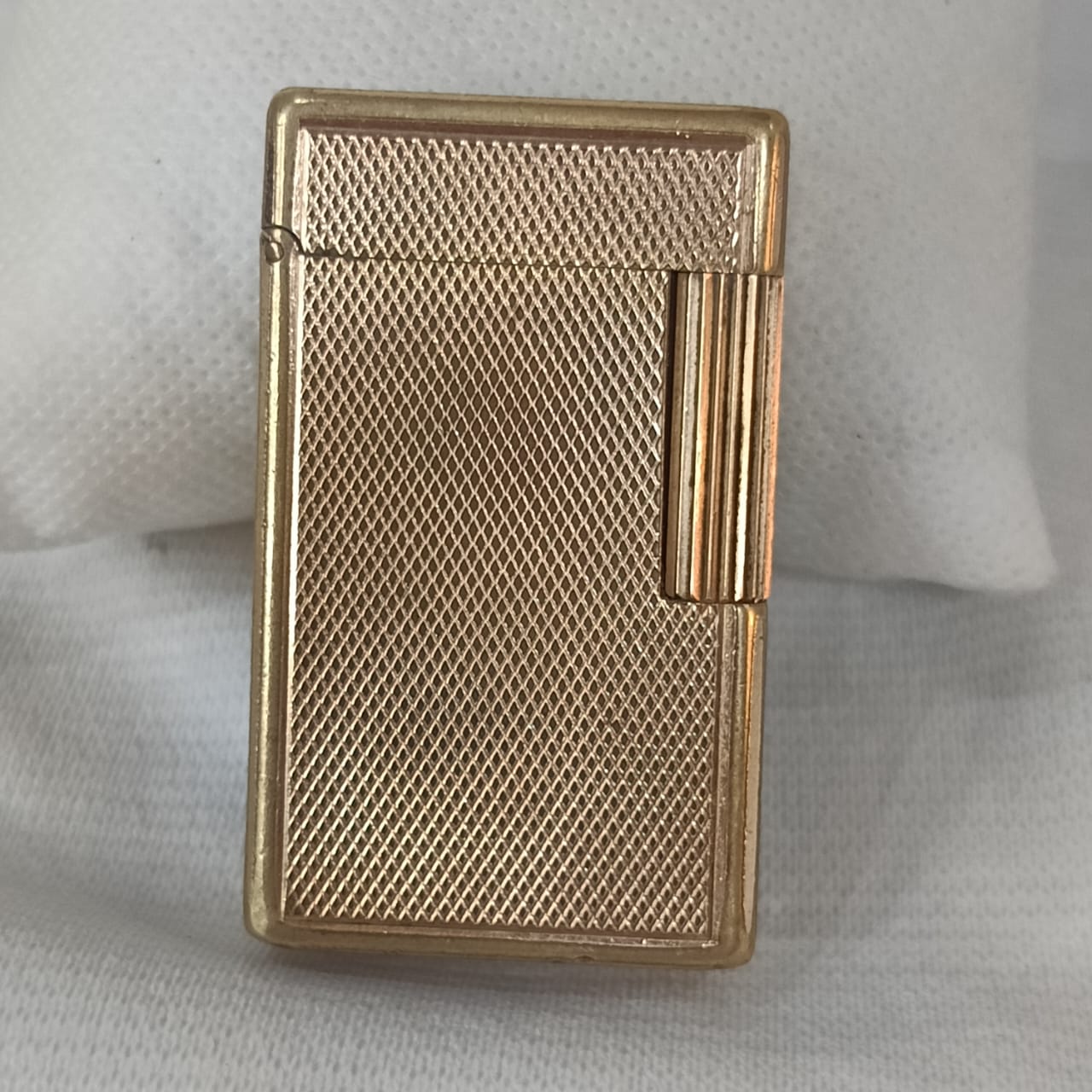 Briquet Dupont en plaqué or vintage originat