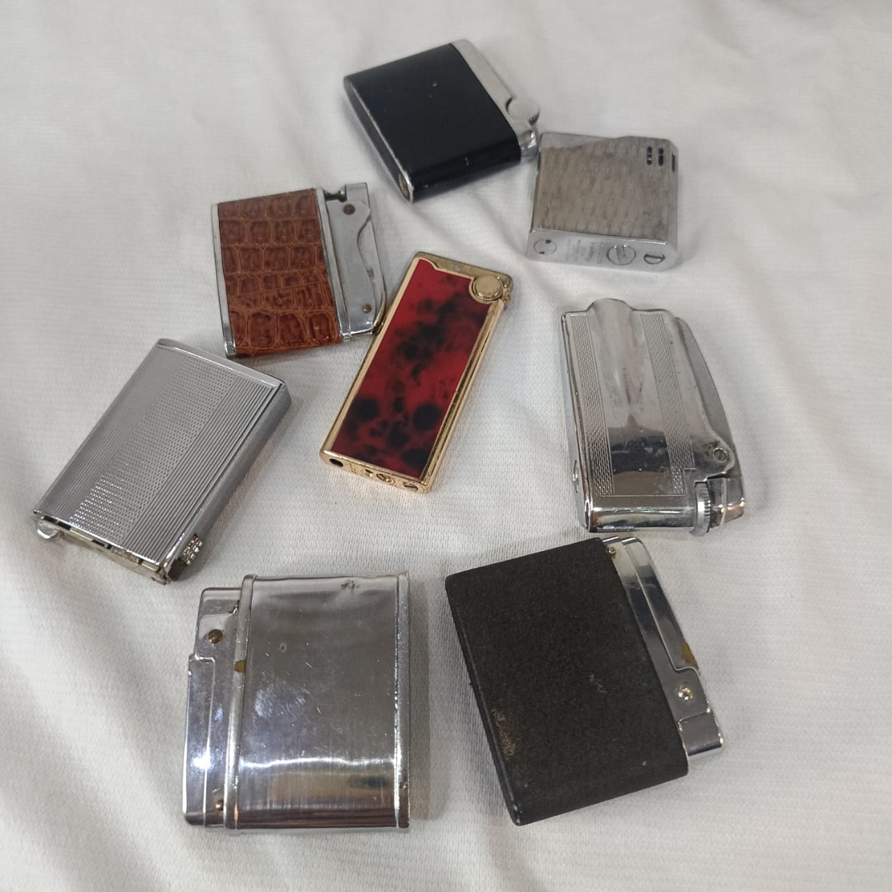 Briquet Dupont en plaqué or vintage original