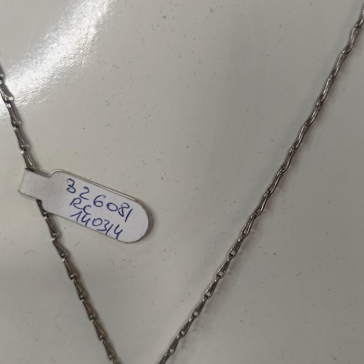 سلسلة فضة تحفة فرنسي