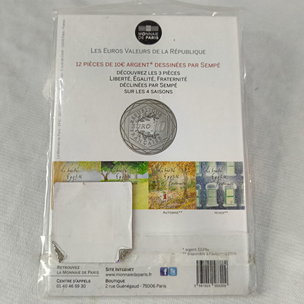 Pièce m argent original