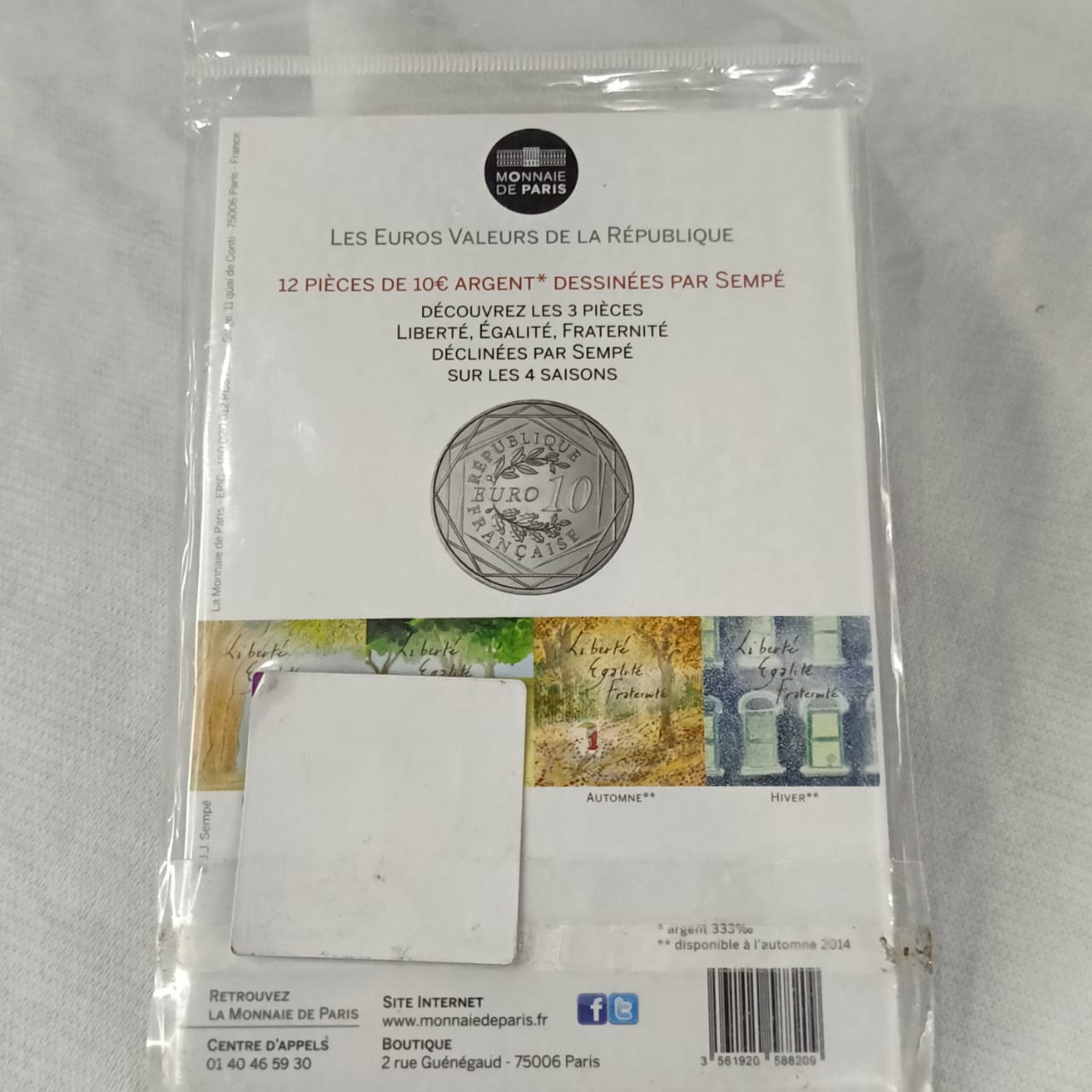 Pièce m argent original
