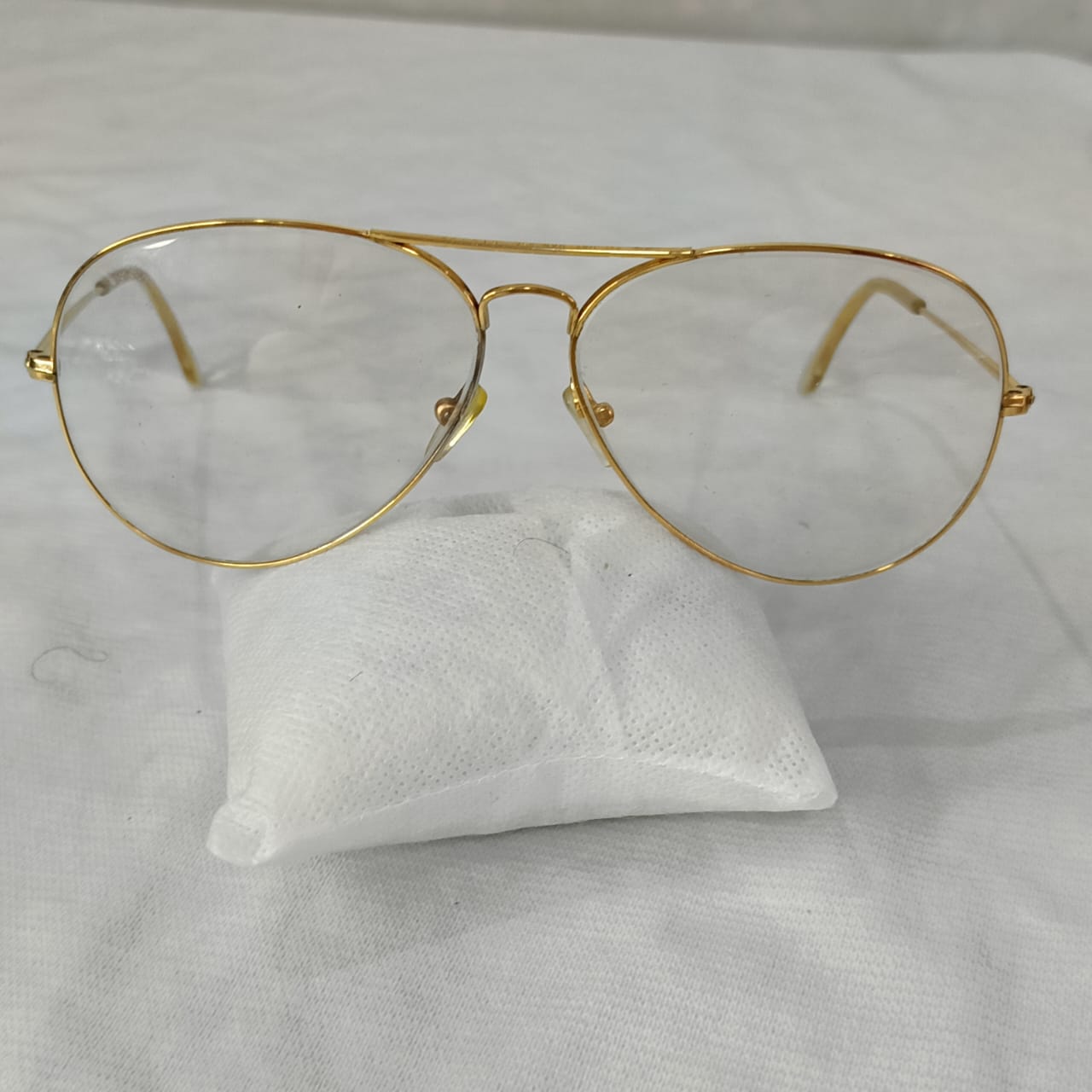 Lunette ray ben USA bl original rare plaqué or vintage