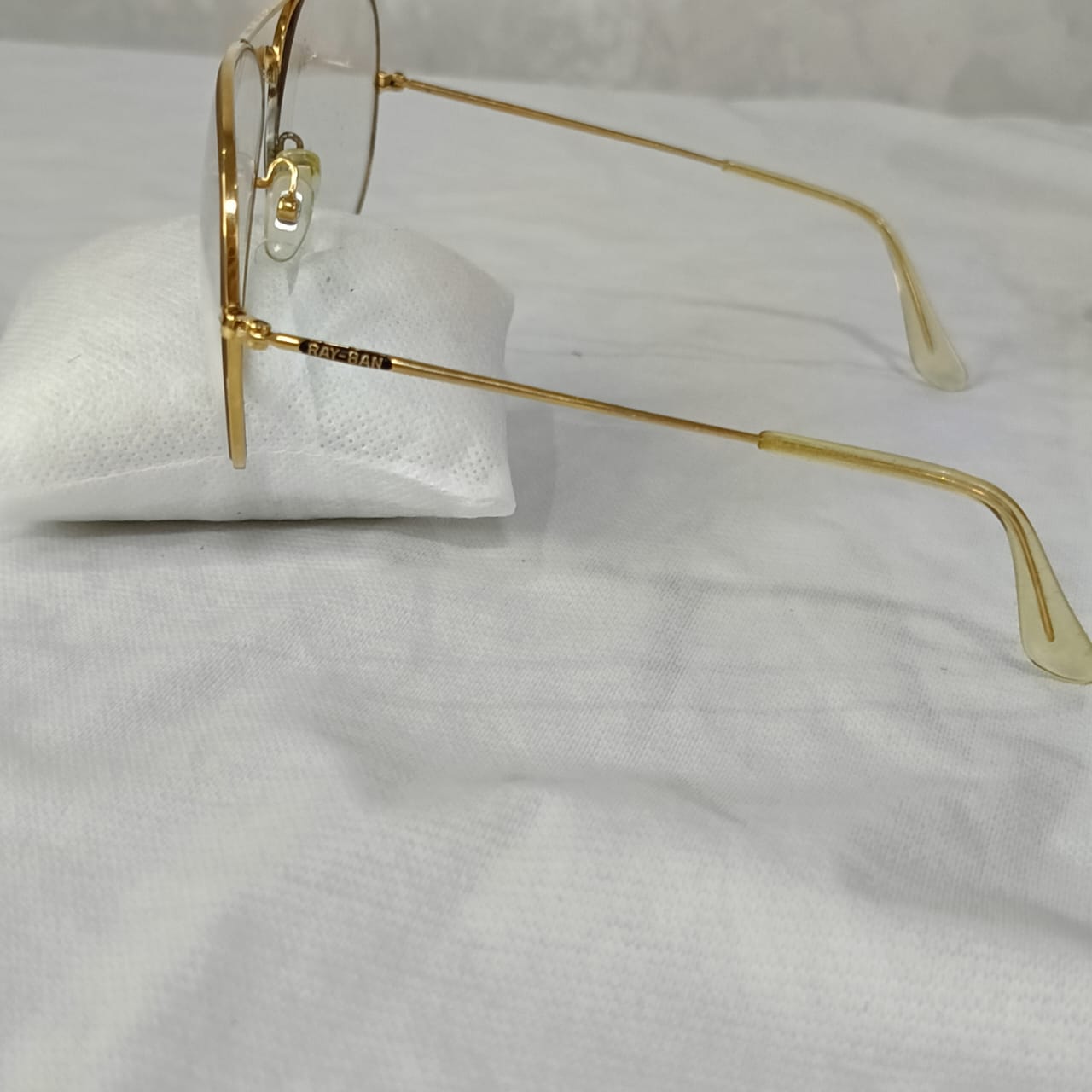 Lunette ray ben USA bl original rare plaqué or vintage