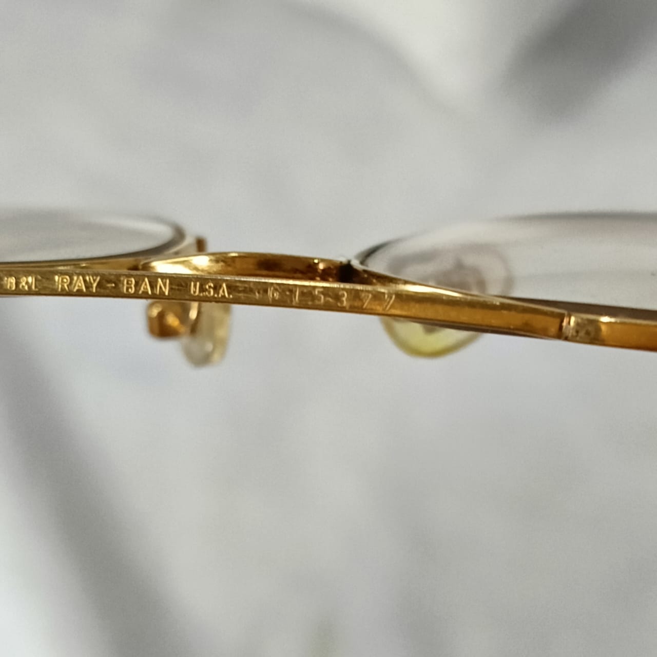 Lunette ray ben USA bl original rare plaqué or vintage