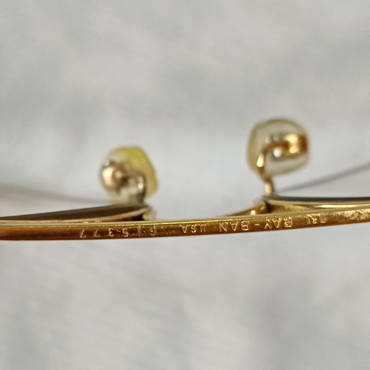Lunette ray ben USA bl original rare plaqué or vintage