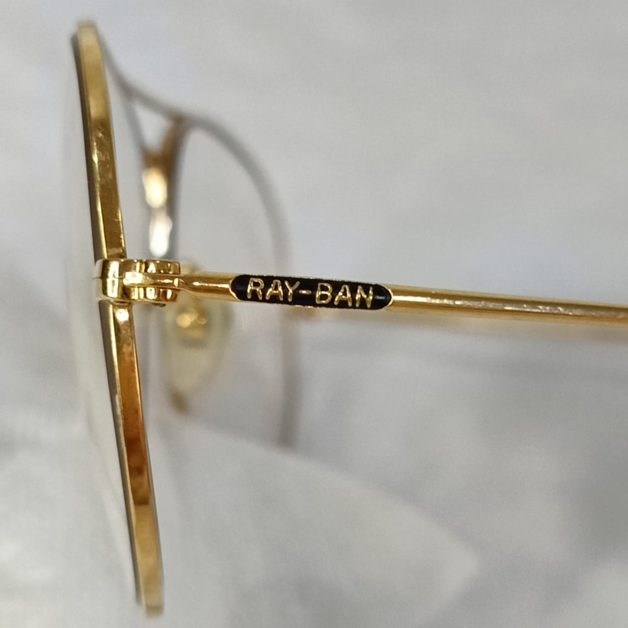 Lunette ray ben USA bl original rare plaqué or vintage