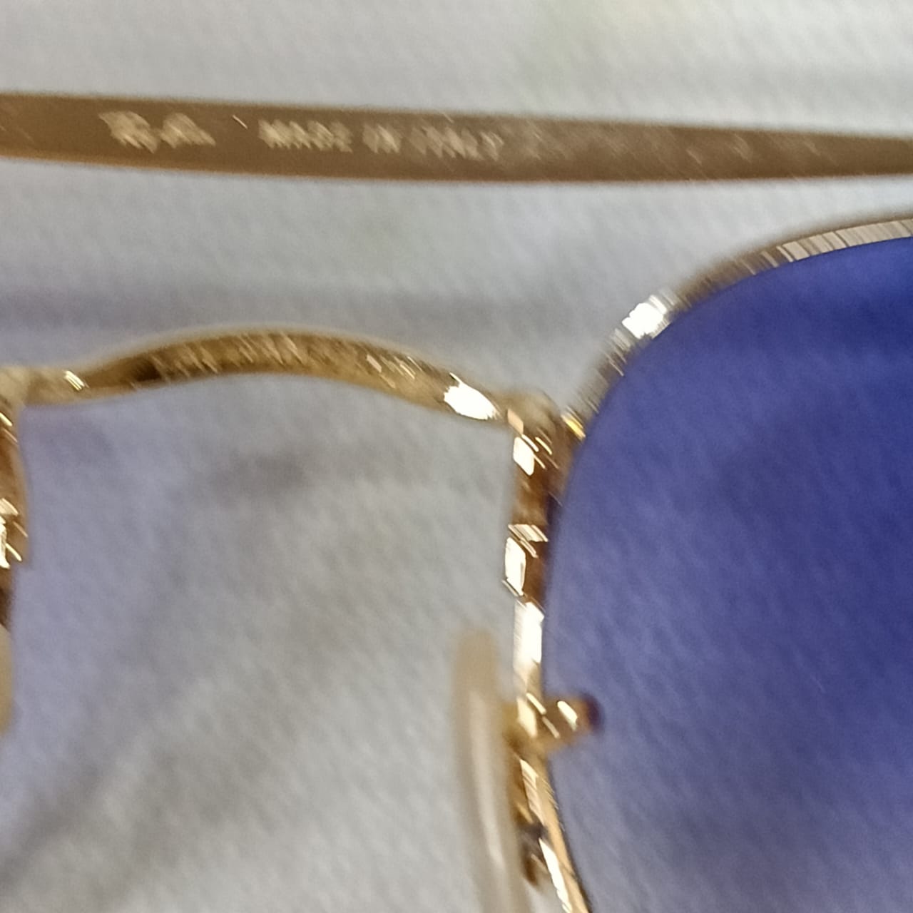Cadre du lunette ray ben Italie original