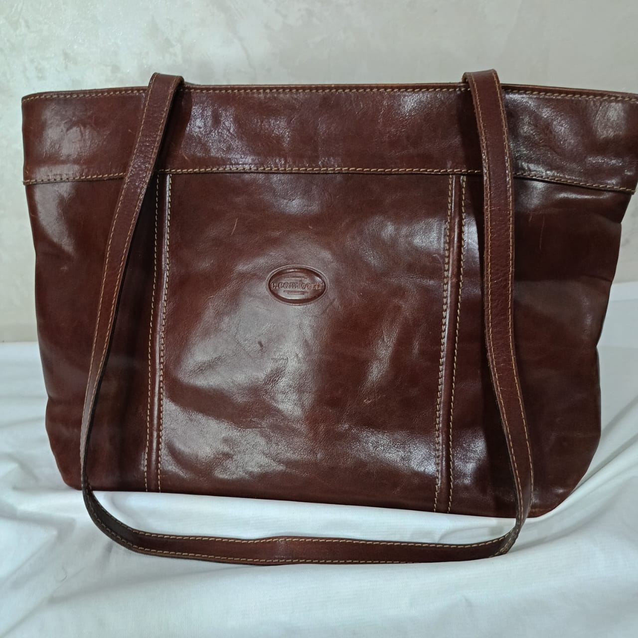 Sac c. Comberti femme en cuir vintage original