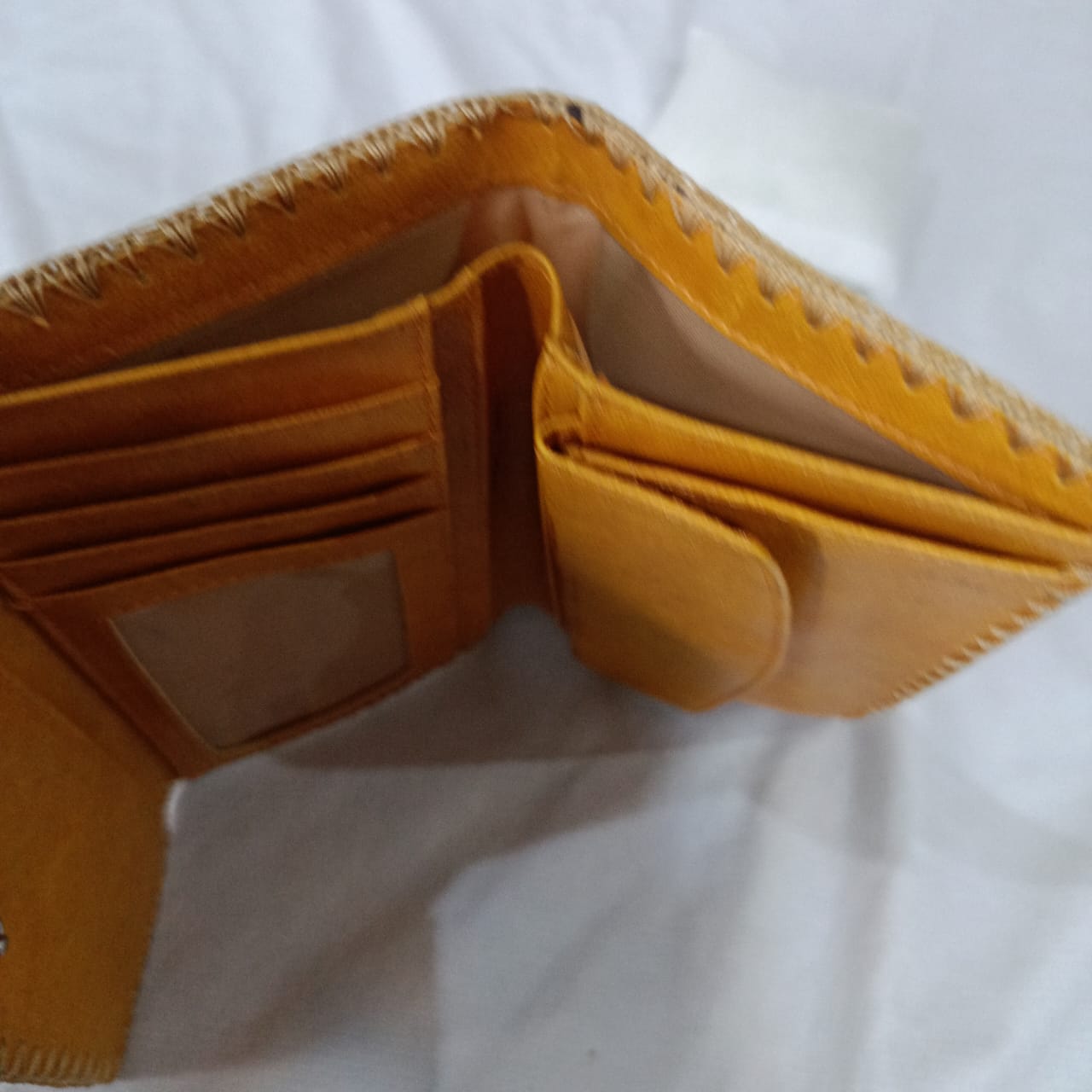 Portefeuille en cuir vintage original