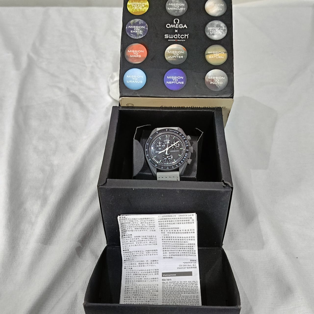 Montre Omega/ switch chronographe original Quartz