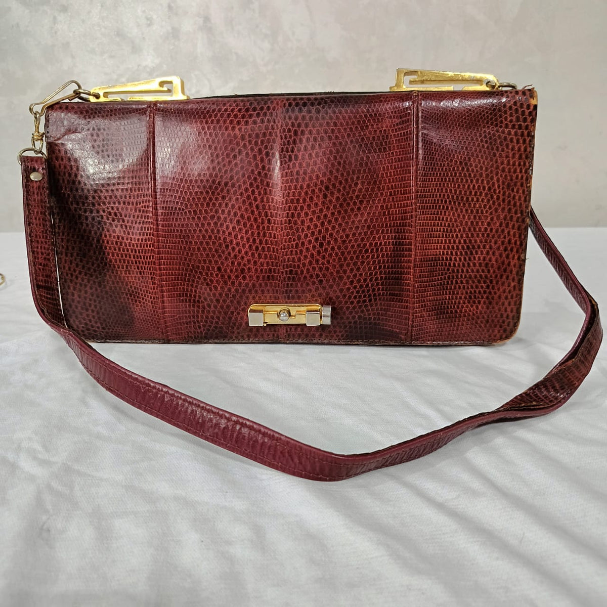 Sac en cuir vintage femme original