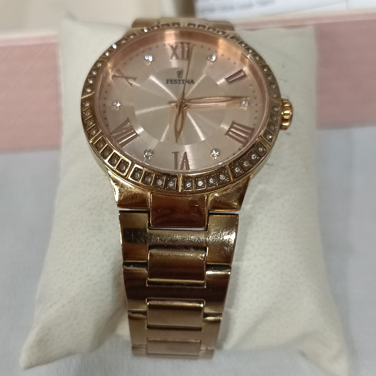 Montre Festina femme original en plaqué or