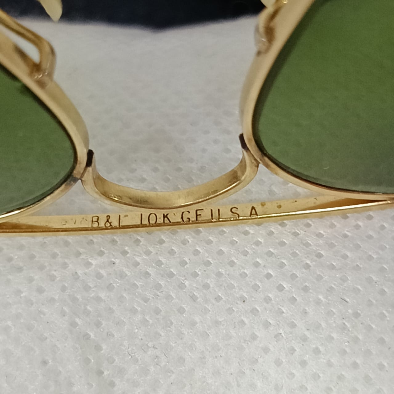 Lunette ray ben USA bl /or 10k original vintage