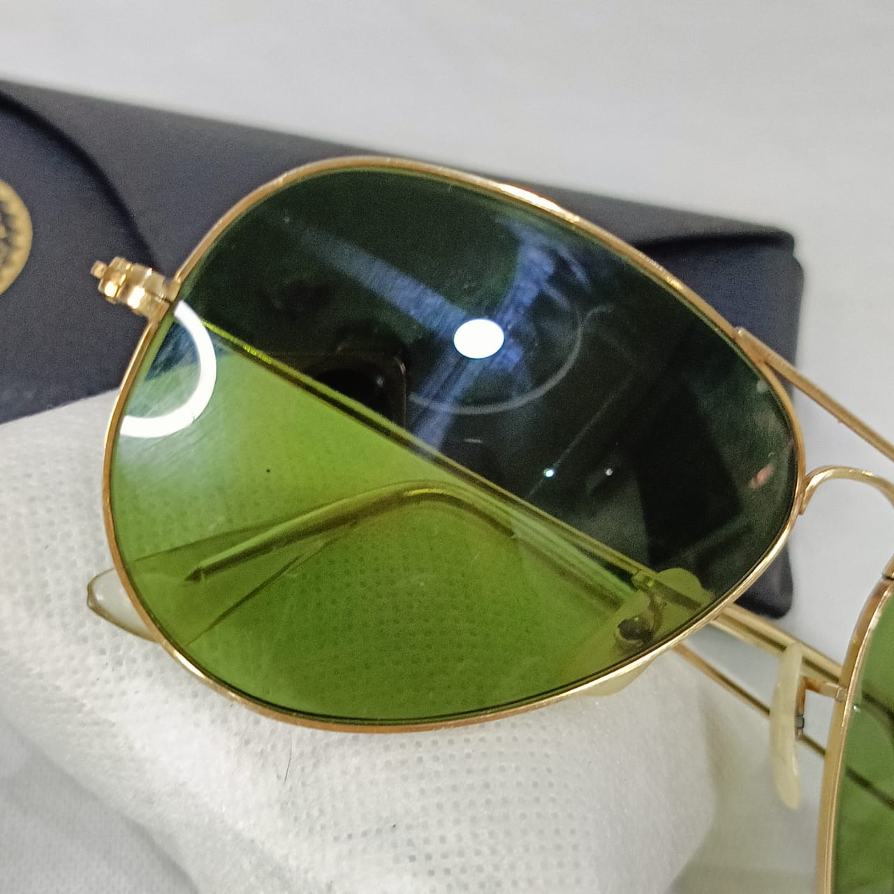 Lunette ray ben USA bl /or 10k original vintage