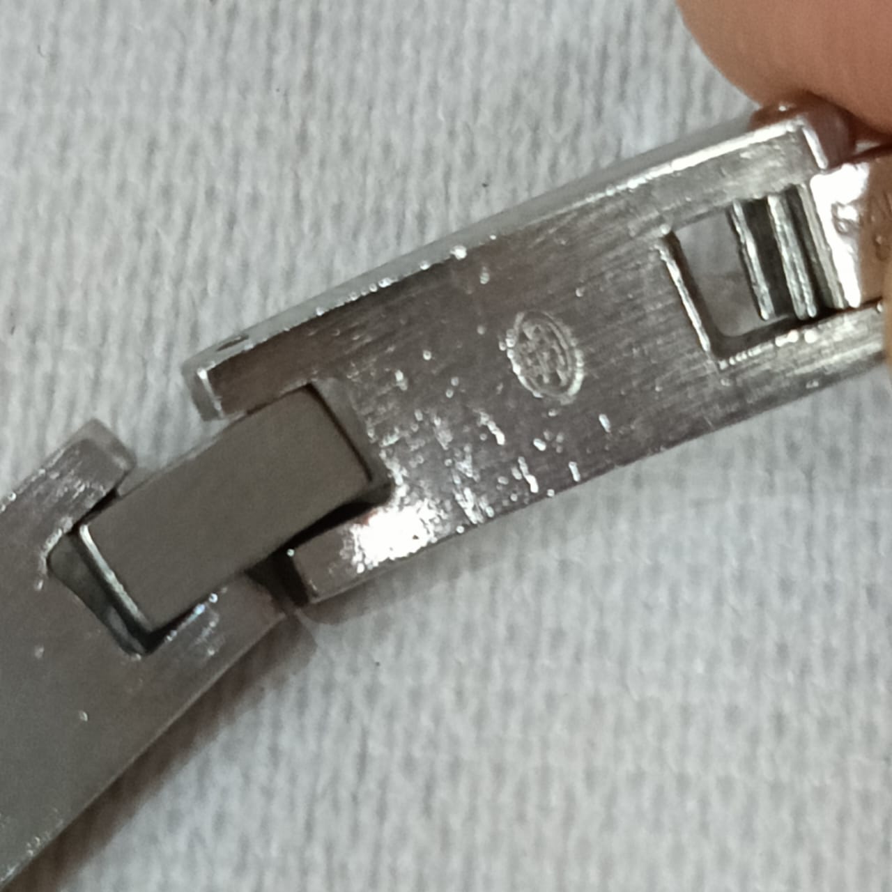 Bracelet acier inoxydable et or