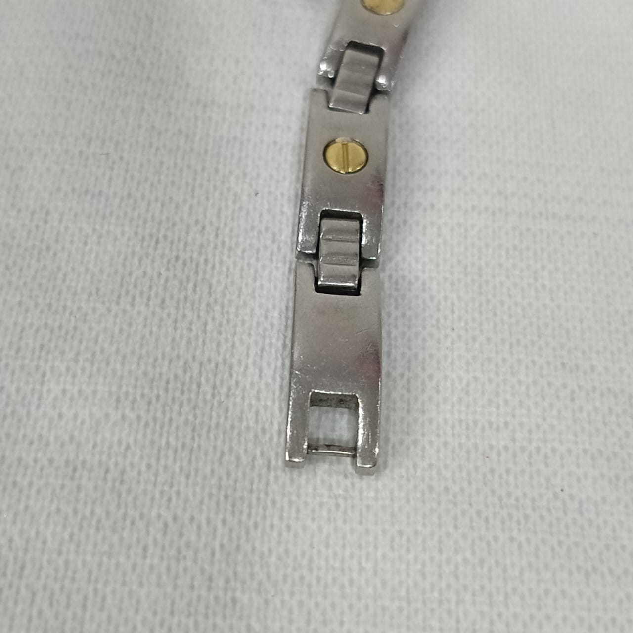 Bracelet acier inoxydable et or