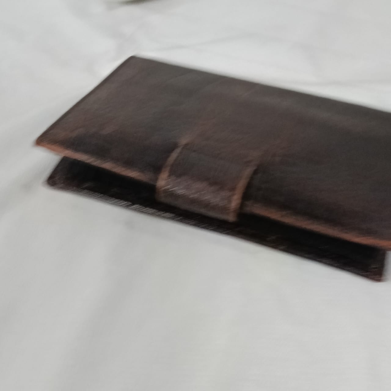 Portefeuille en cuir vintage original