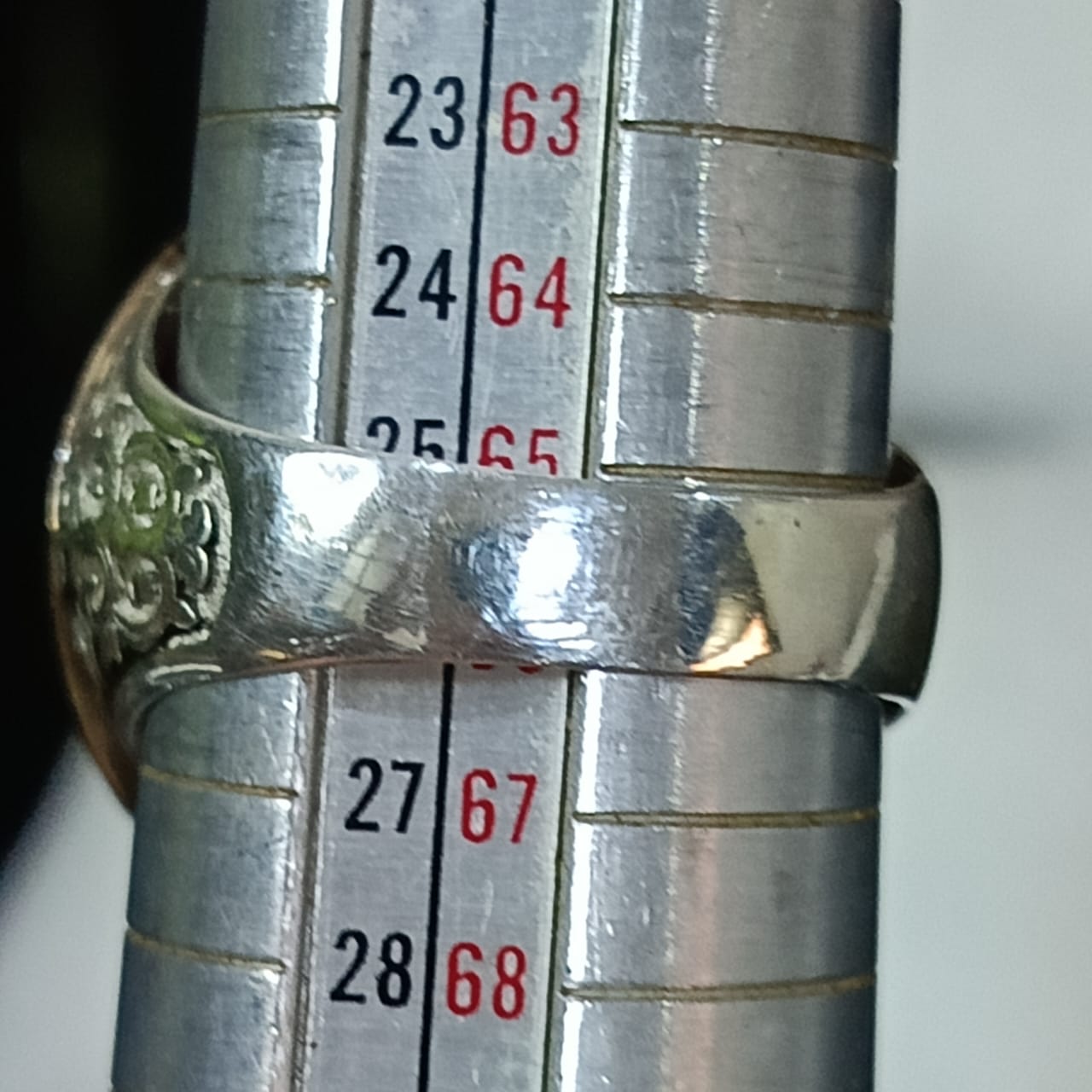 خاتم فضة بحجر ياقوت تحفة