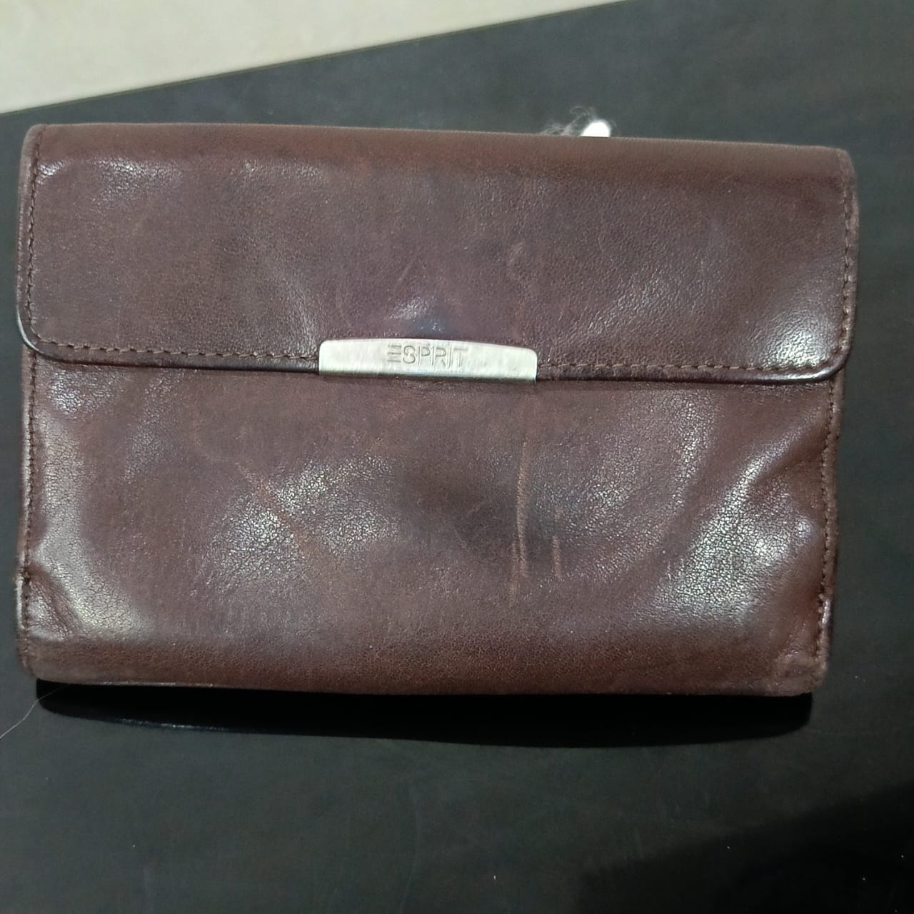 Portefeuille esprit original en cuir vintage