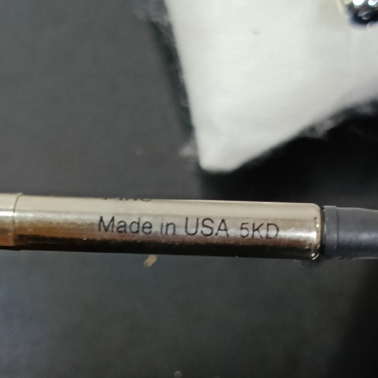 Stylo Parker sonnet USA original plaqué or blanc