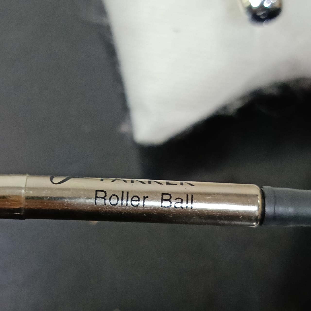 Stylo Parker sonnet USA original plaqué or blanc