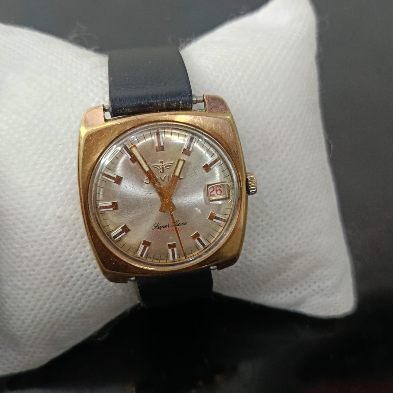 Montre jovial Suisse mécanique plaqué or vintage original