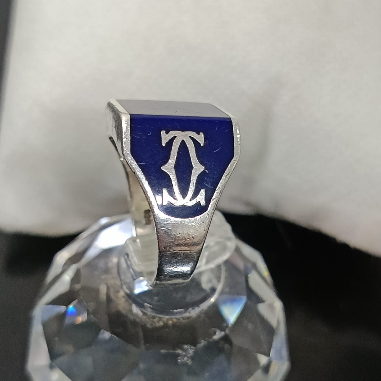 Bague Cartier argent original rare