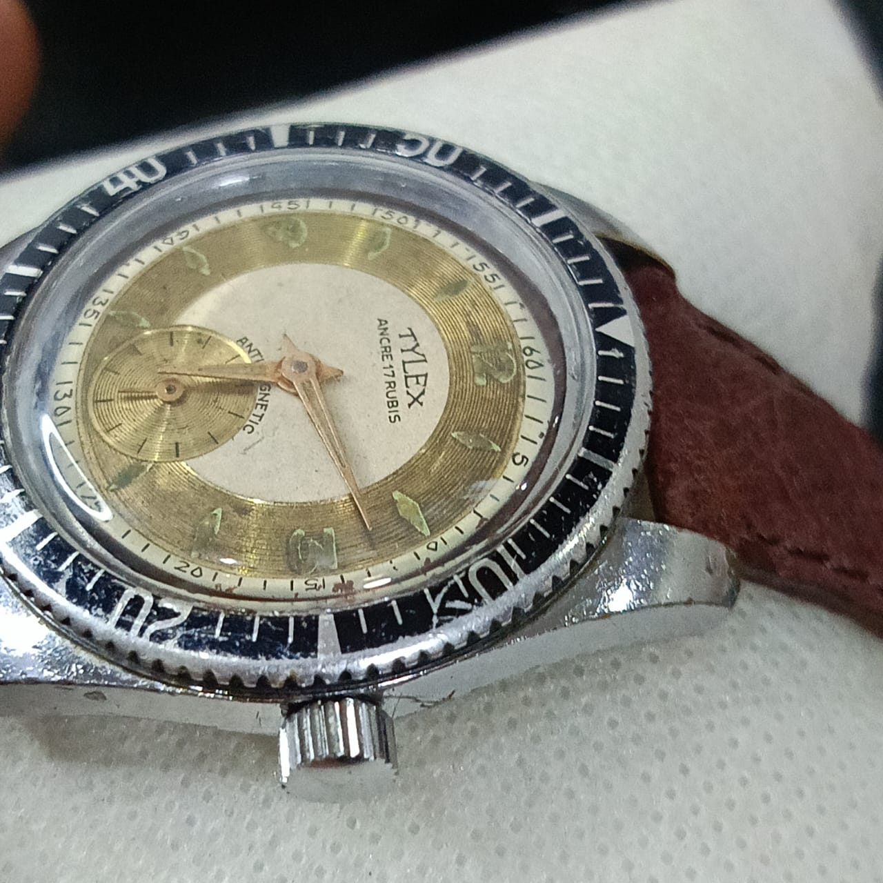 Montre tylex mécanique vintage plongée Marian