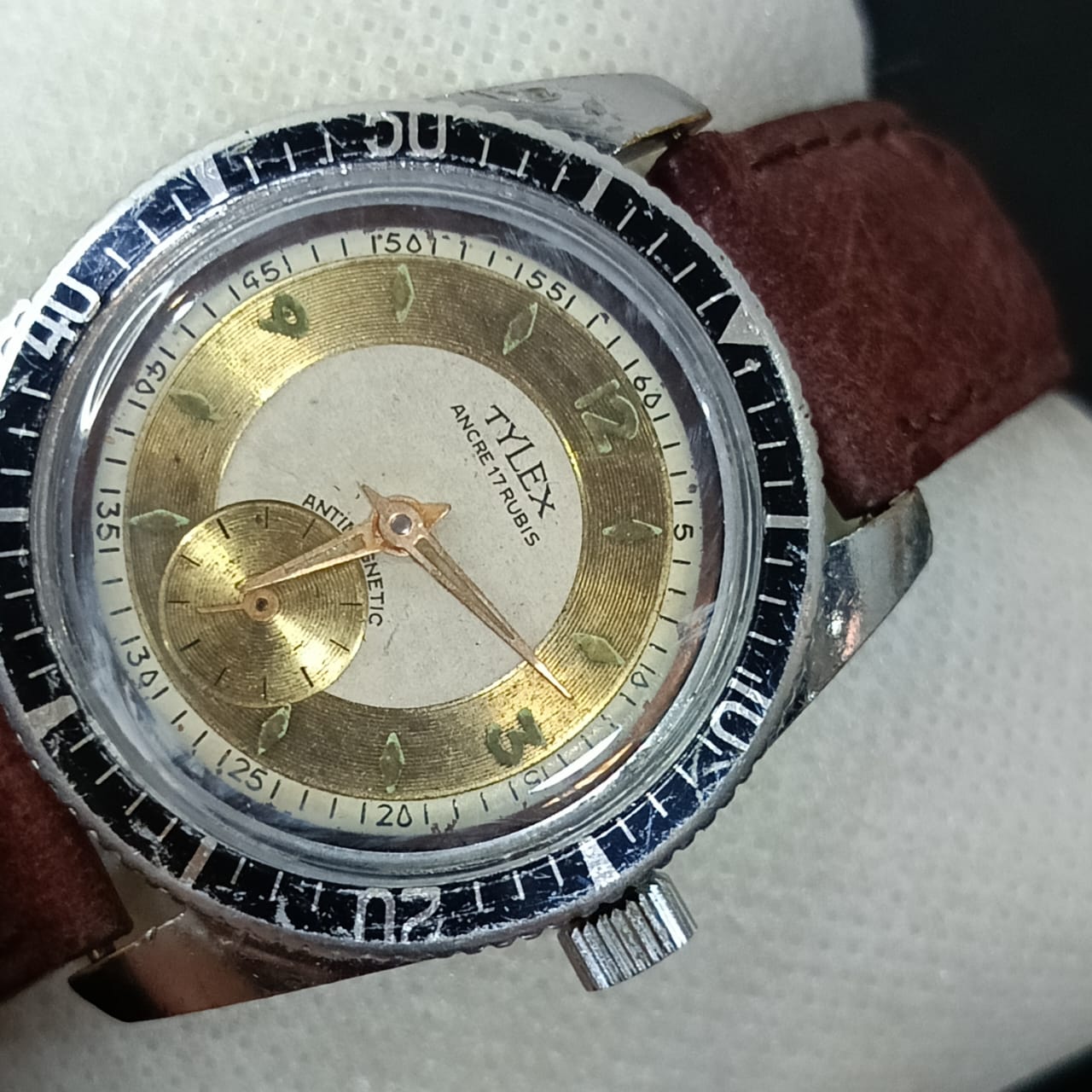 Montre tylex mécanique vintage plongée Marian