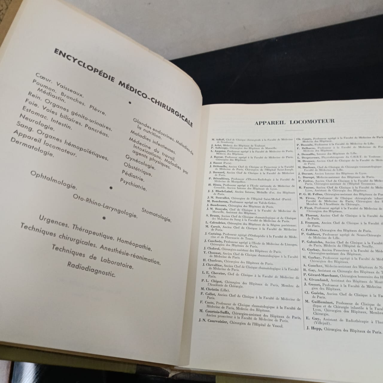 Livre: encyclopédie médico chirurgicale , anné 1929