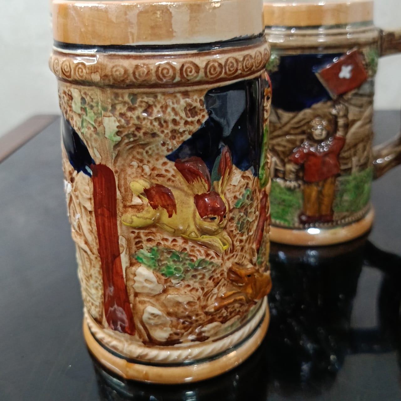 04 pièces Art déco original vintage rare