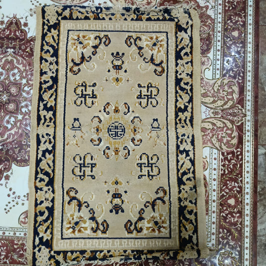 Ancien tapis vintage original