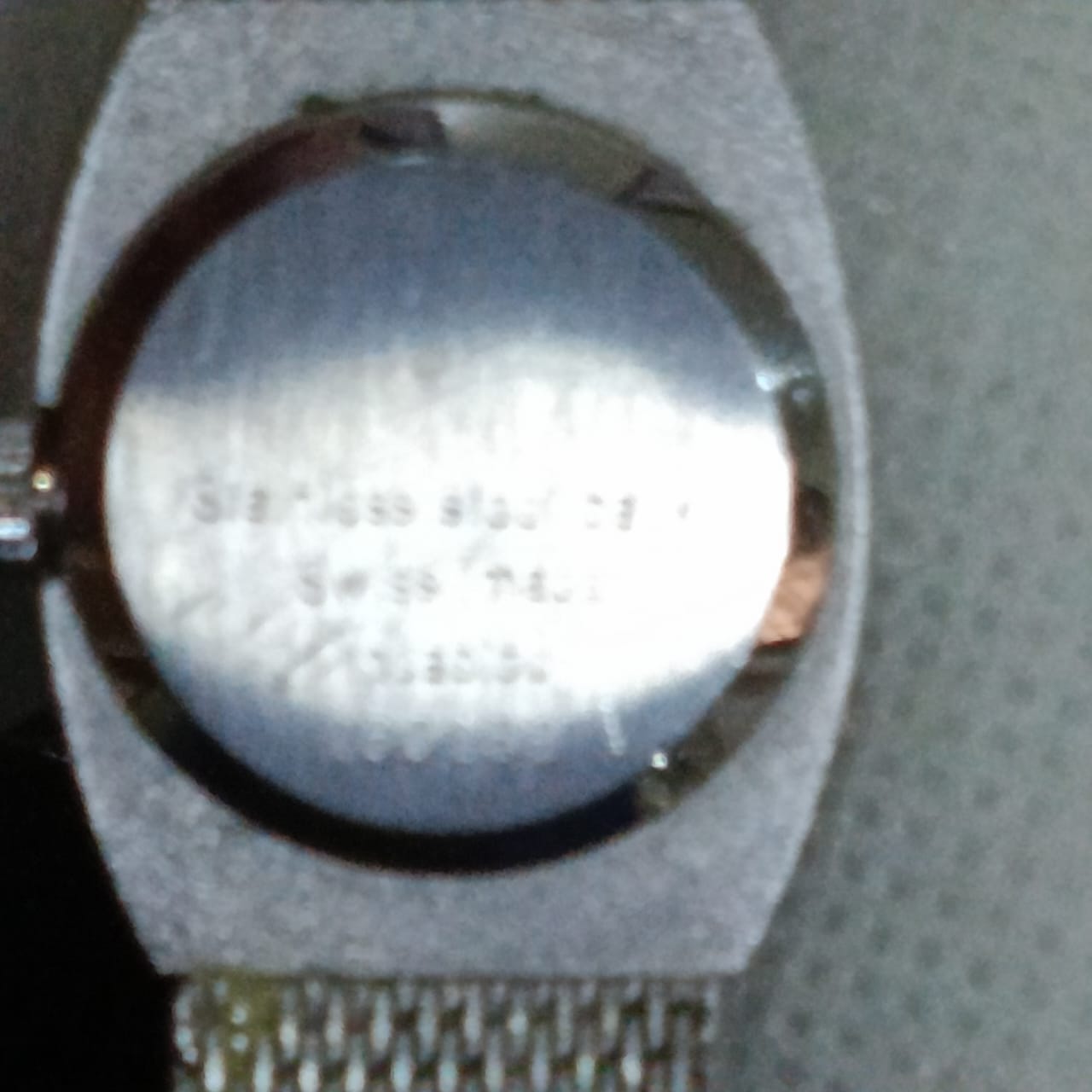 Montre hanowa suisse mécanique femme original plaqué or blanc vintage