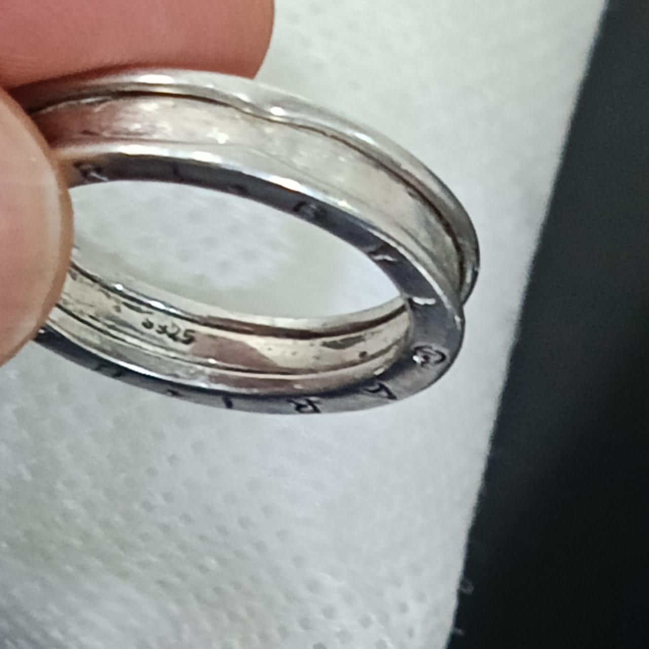 Bague bvolgai argent original et Ruby