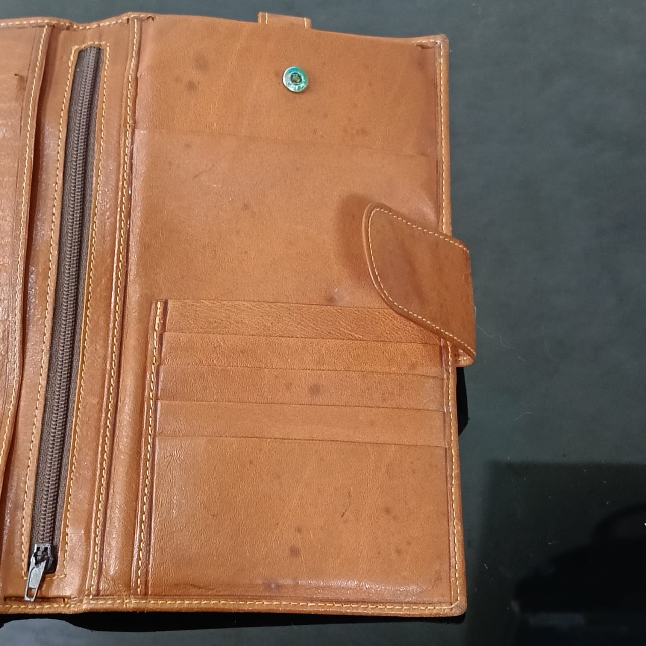 Portefeuille Pielnoble en cuir vintage original