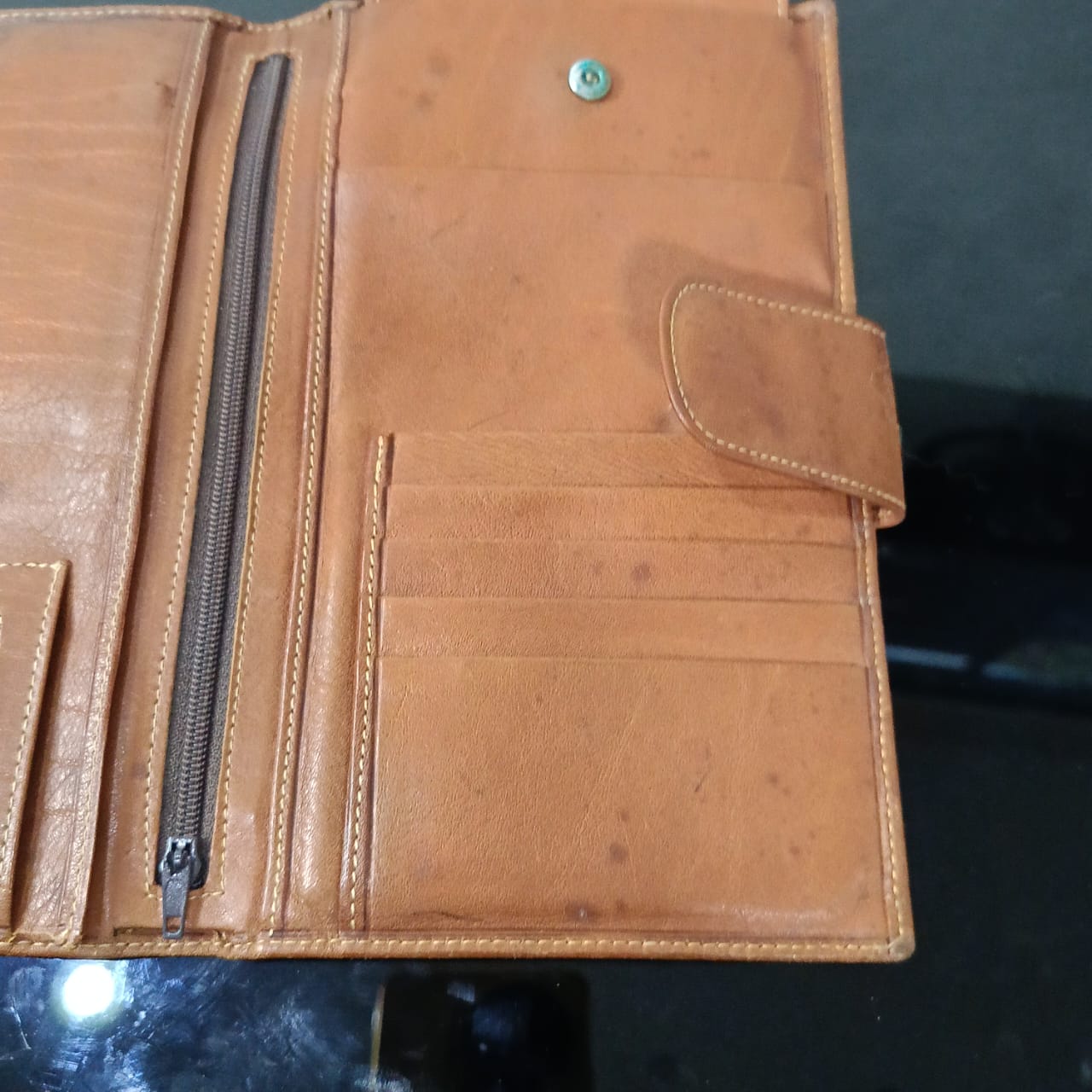 Portefeuille Pielnoble en cuir vintage original