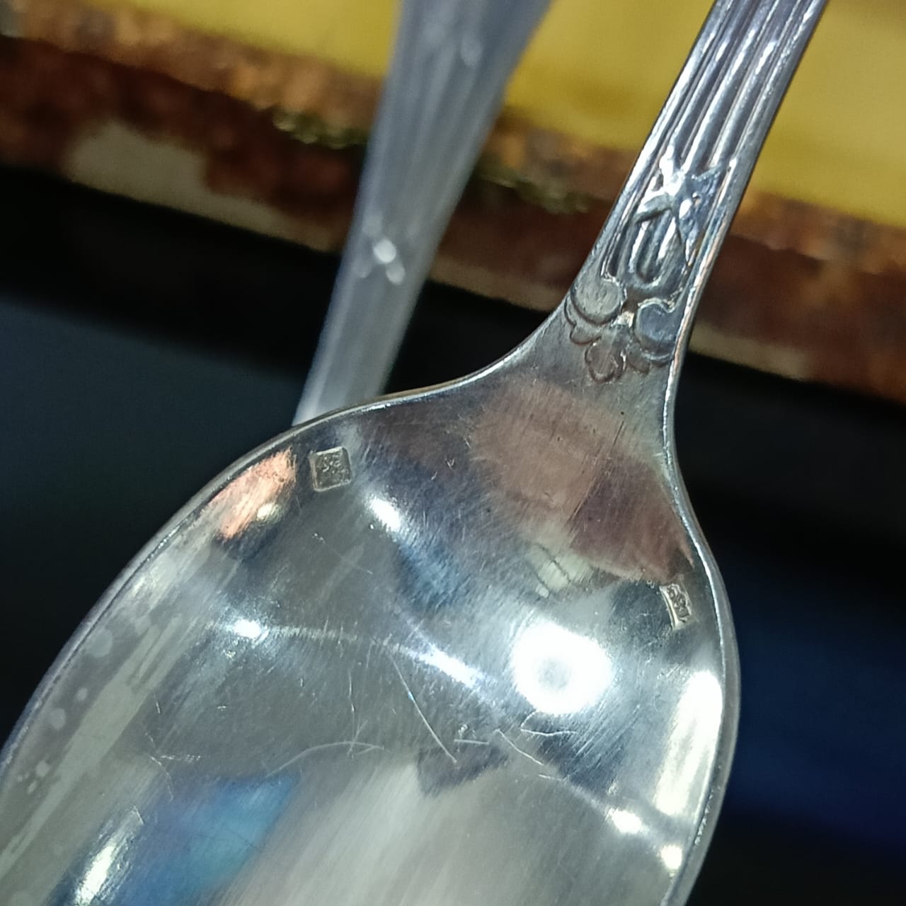 طقم معالق فرنسية عتيقة