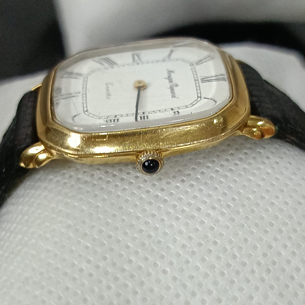 Montre mougin piquard plaqué or vintage original Quartz