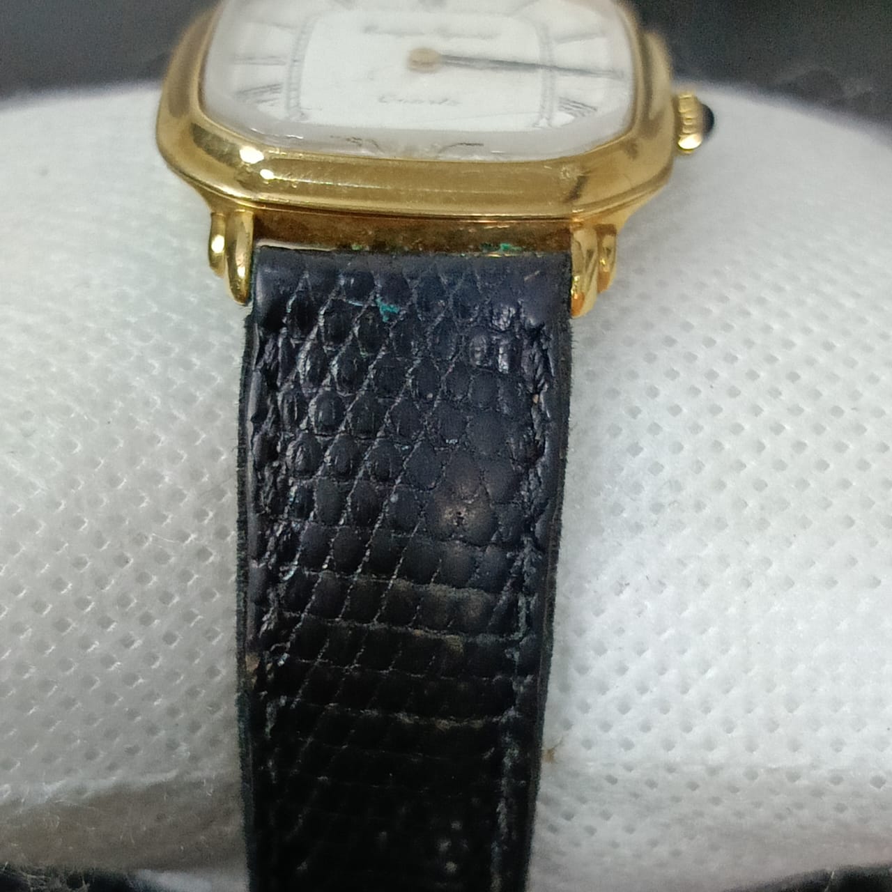 Montre mougin piquard plaqué or vintage original Quartz