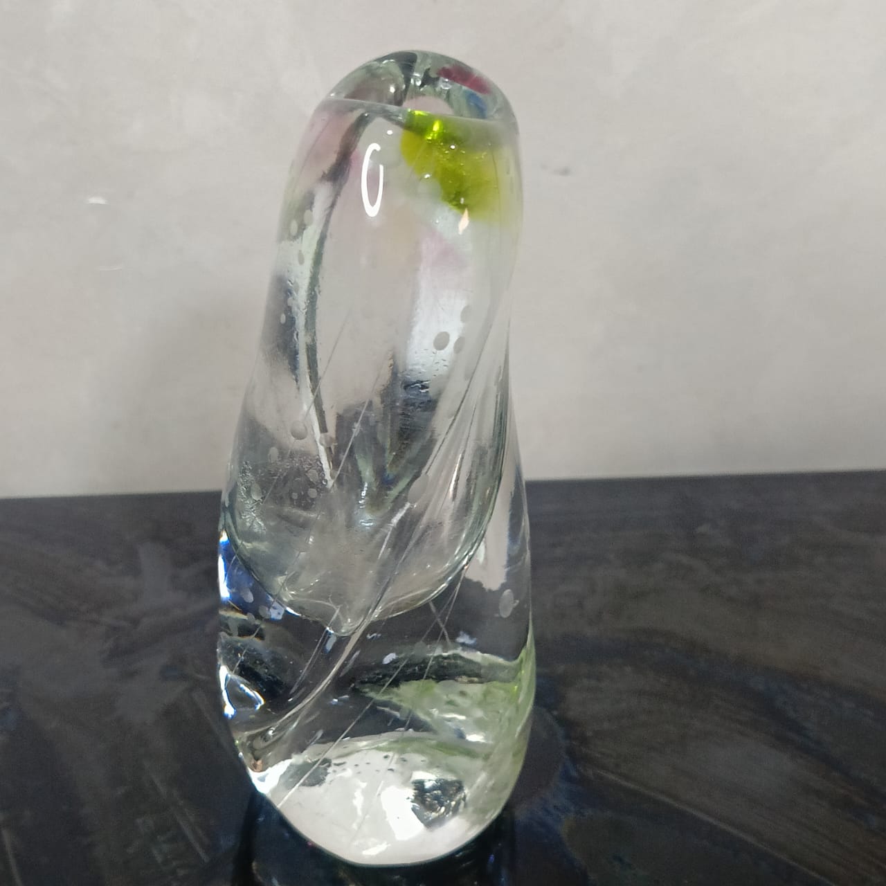 Ancien vase en cristal vintage