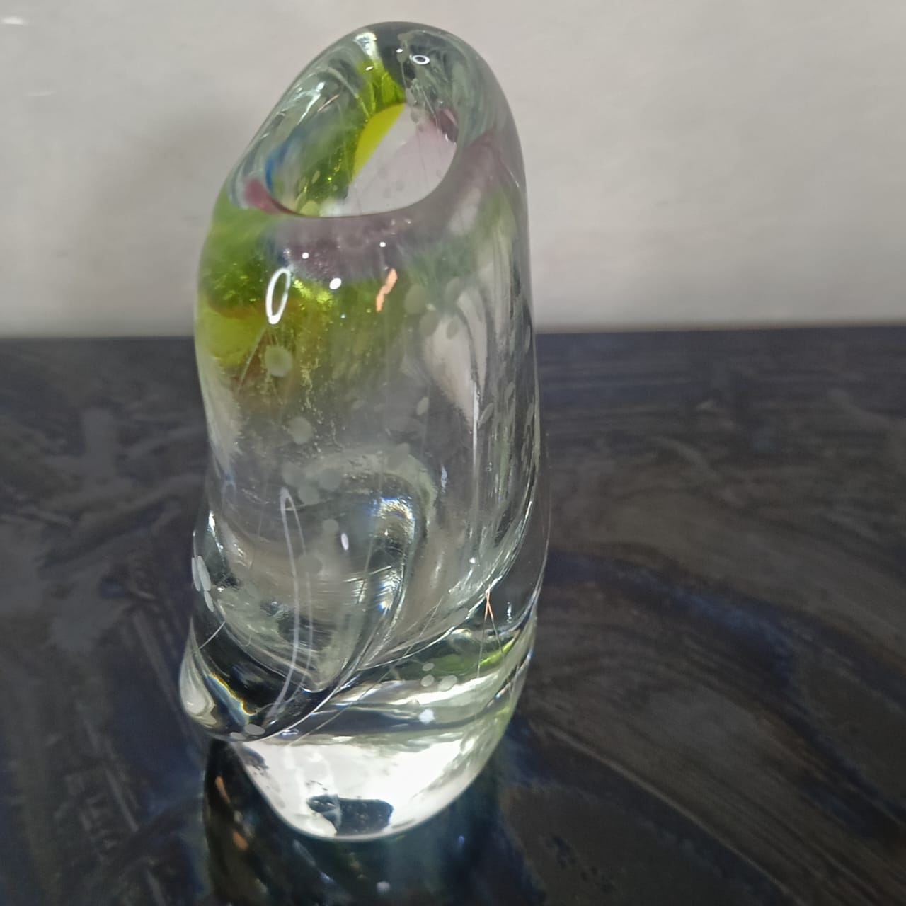 Ancien vase en cristal vintage