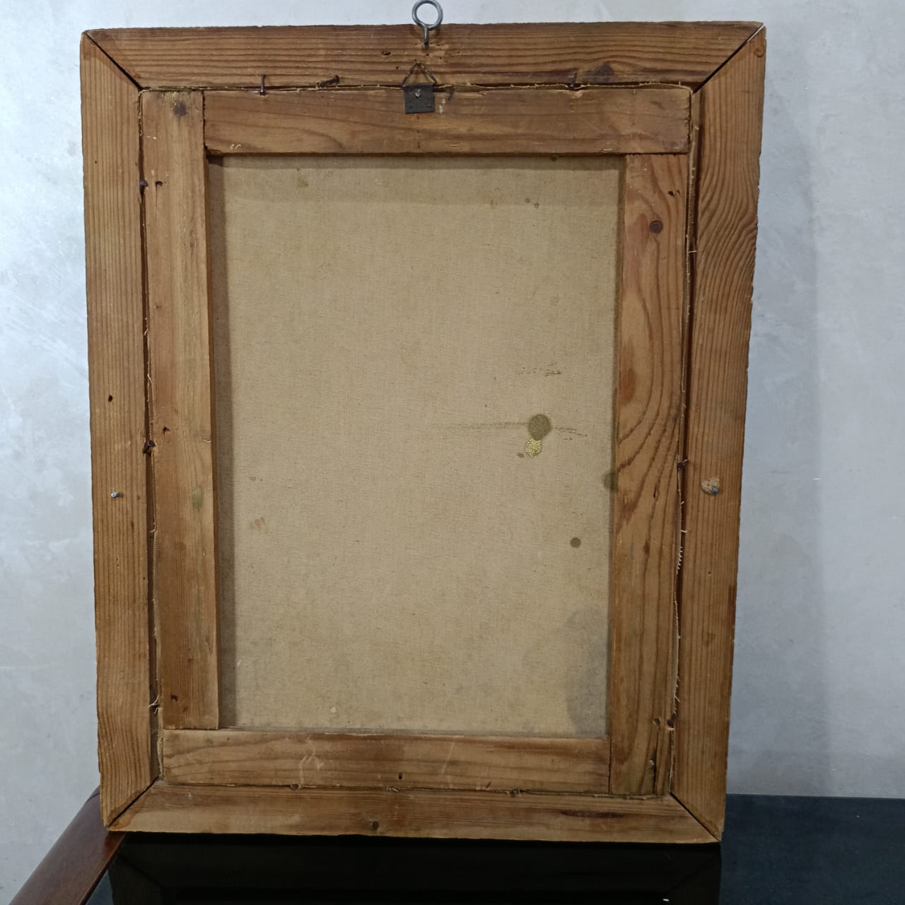 Ancien tableau vintage original huile sur toile signée