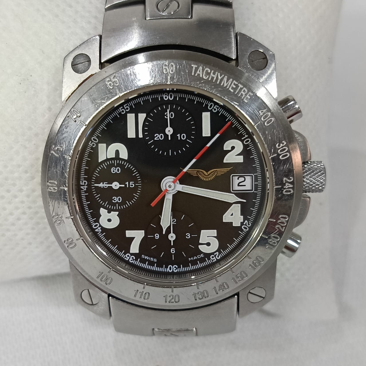 Montre north eagle pilot automatique choronographe original 
40mm