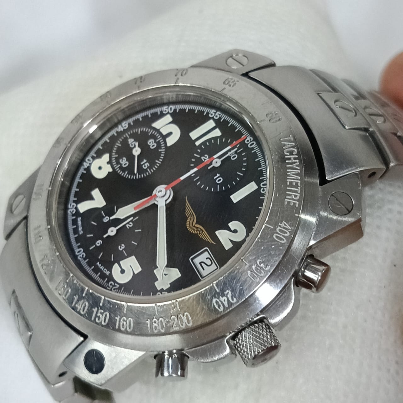 Montre north eagle pilot automatique choronographe original 
40mm