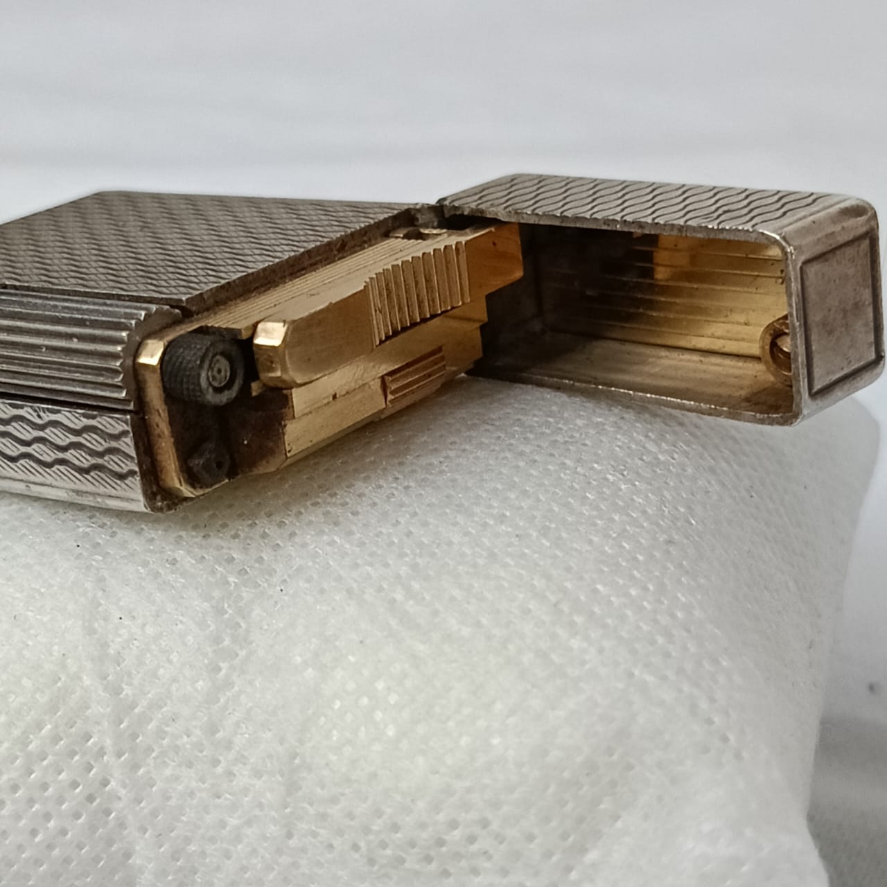 Briquet Dupont argent original