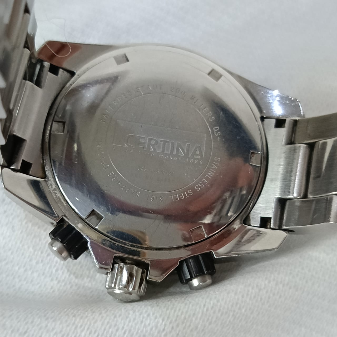 Montre certina DS action original Quartz cronographe