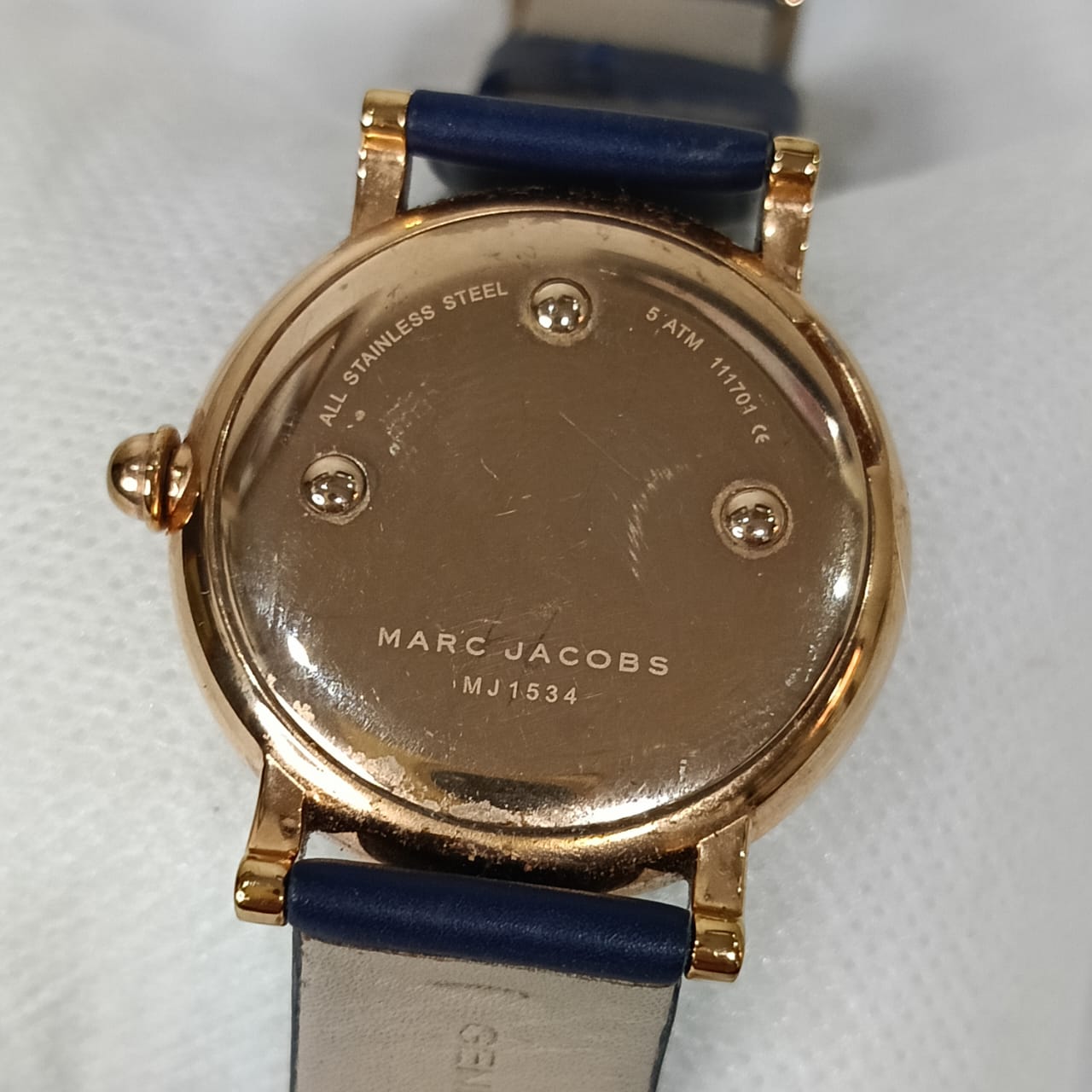 Montre Marc Jacobs femme original Quartz en plaqué or