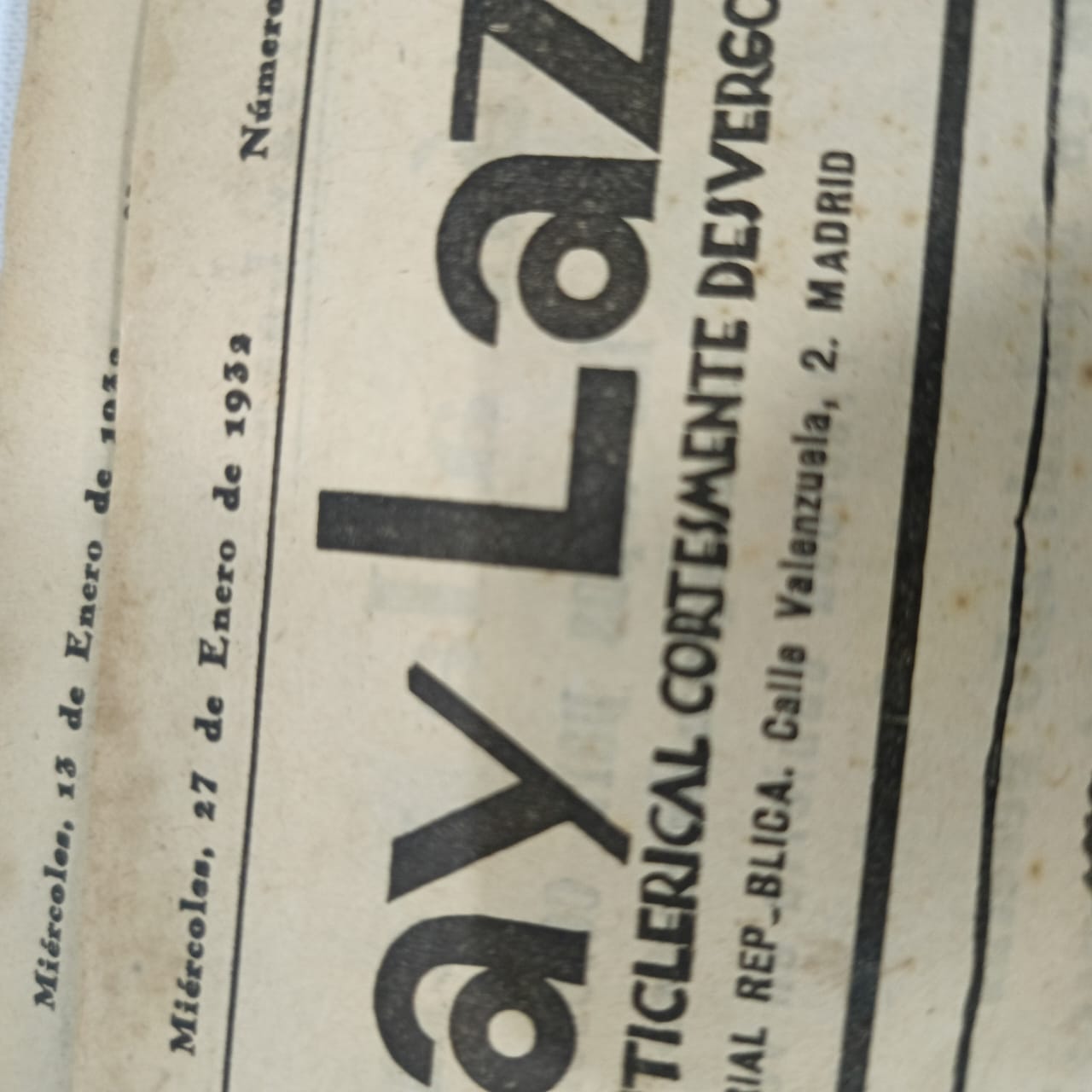 09 magazine fray lazo 1931/1932 vintage original