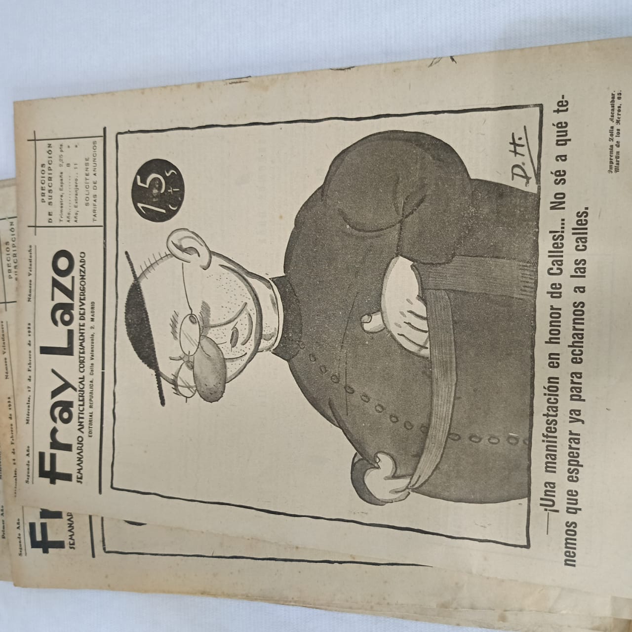 09 magazine fray lazo 1931/1932 vintage original